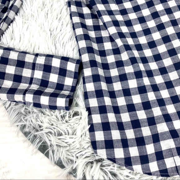 J. Crew Gingham Plaid The Perfect Shirt Button Down EUC - Picture 10 of 12